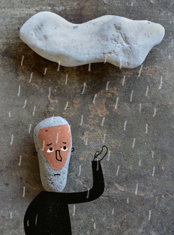 Art print 'Wij zijn even naar de verte'