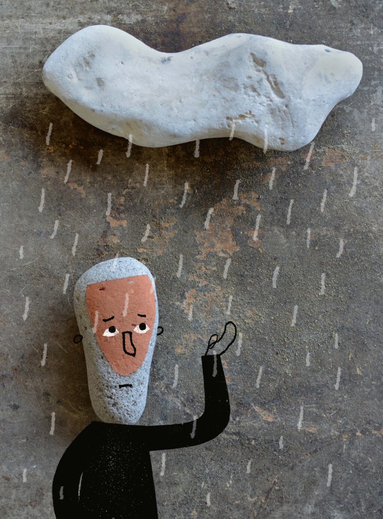 Art print 'Wij zijn even naar de verte'
