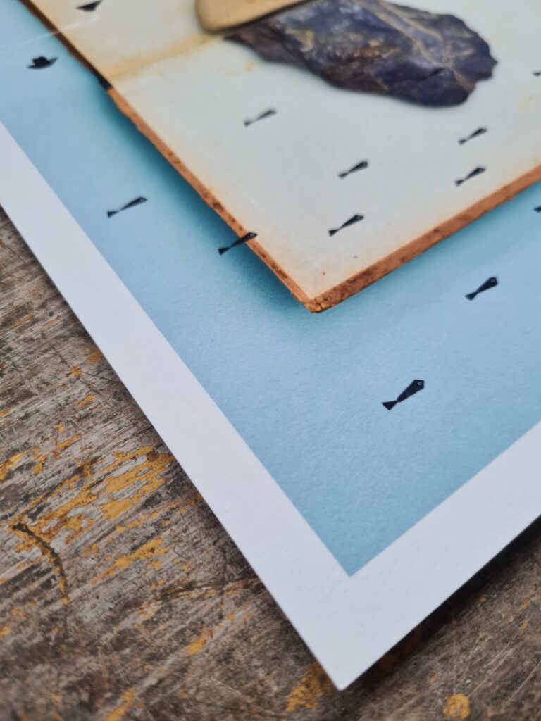 Artprint 'Wij zijn even naar de verte'