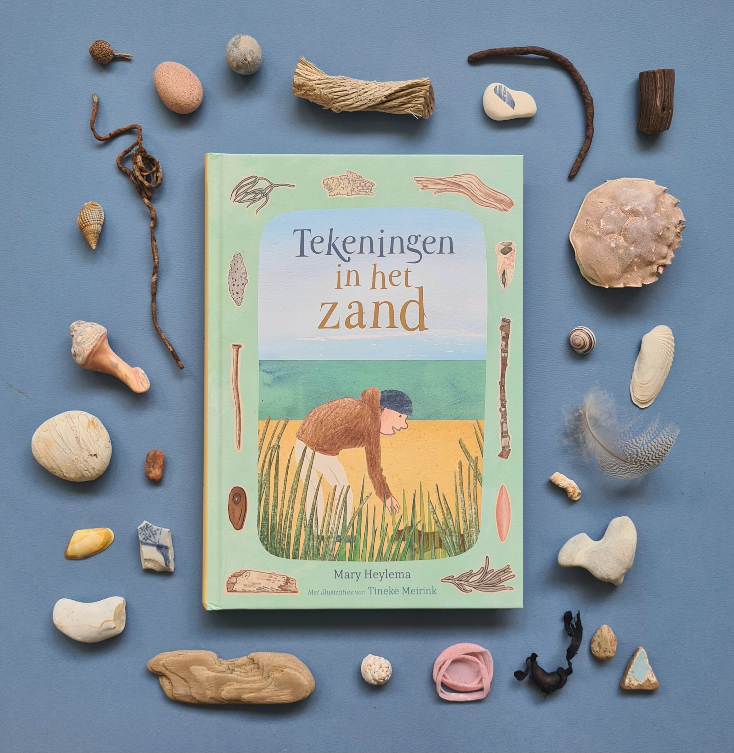 Tekeningen in het zand